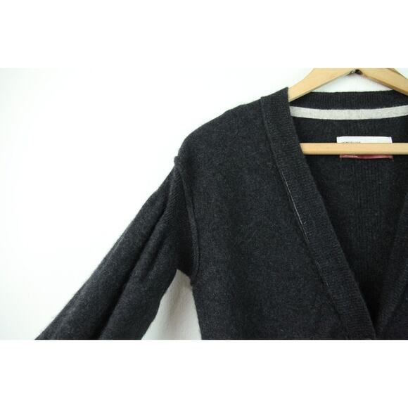 Pilcro Anthropologie XS Cardigan 100% Cashmere Button Up Preppy Academia Minimal - Picture 8 of 10